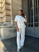 ensemble, jogging blanc ￼